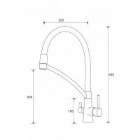 Товар: Смеситель для кухни Seaman Eco Venice (SSN-1068) Сталь арт-SSN-1068-SS - фото 2 Смеситель для кухни Seaman Eco Venice (SSN-1068) Сталь арт-SSN-1068-SS — фото 2, Смесители для кухни