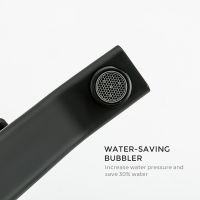 Смеситель для кухни Gappo G17-6 Черный матовый арт-G4517-6 — фото 7, Смесители для кухни