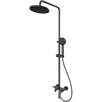 Душевая система Splenka Черная матовая арт-S53.24.06 — фото 1, Душевые стойки