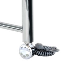 Электрический полотенцесушитель Ника Arc ЛД/ВП Эл. 120x40 с полкой Хром арт-ЛД ВП 120/40 прав — фото 4, Электрические полотенцесушители