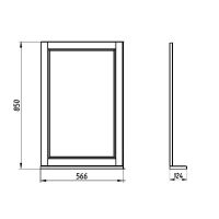 Комплект мебели для ванной ASB-Woodline Гранда 85 Антикварный орех арт-11487+23539+11483+11485 — фото 12, Комплекты мебели для ванной