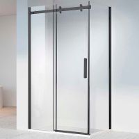 Душевой уголок Vincea Como-N 120x80 профиль Черный стекло прозрачное арт-VSR-4CN8012CLB — фото 1, Прямоугольные душевые уголки