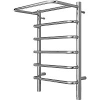 Электрический полотенцесушитель Terminus Полка П6 400х650 с полкой Хром арт-4670078531421 — фото 1, Электрические полотенцесушители