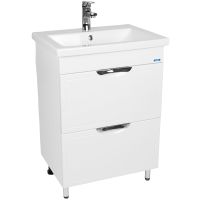 Тумба под раковину VIANT Лима 60 Белая арт-VLIM60CO-T2Y — фото 1, Тумбы под раковину