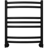 Водяной полотенцесушитель Aquatek Лугано П7 500x600 Черный муар арт-AQ DOC0760BL — фото 6, Водяные полотенцесушители