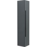 Шкаф пенал La Fenice Elba 30 подвесной Серый матовый арт-FNC-05-ELB-G-30 — фото 1, Пеналы для ванной комнаты