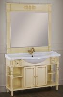 Зеркало Migliore Kantri 120 Бежевое арт-26693 — фото 2, Зеркала в ванную комнату