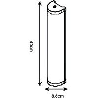 Подсветка для зеркал Artelamp Aqua-bara Белая Античная бронза арт-A5210AP-3AB — фото 4, Подсветки