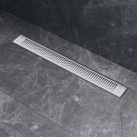 Душевой лоток AM.PM PrimeFlow 60 с решеткой Хром матовый Cut Gradient арт-W02SC-P11-060-01SB — фото 4, Душевые лотки