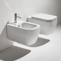 Унитаз Simas Henges подвесной Белый без сиденья арт-HE18bi — фото 4, Подвесные унитазы