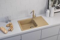 Кухонная мойка Alveus Granital Record 40 G55 Beige 780x480x180 Бежевая арт-1144465 — фото 3, Кухонные мойки