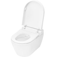 Комплект унитаза-биде Tece Spring S 955799 с инсталляцией с сиденьем Микролифт и клавишей смыва Хром глянцевый арт-S955799 — фото 3, Умные унитазы