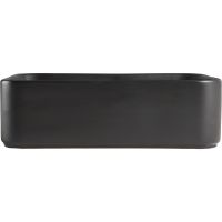 Раковина-чаша Orange 46 Черная матовая арт-B02-460mb — фото 4, Раковины накладные