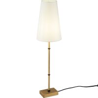 Настольная лампа Maytoni House Zaragoza Белая Латунь арт-H001TL-01BS — фото 1, Настольные лампы