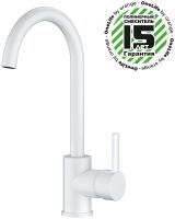 Смеситель для кухни Orange OneLife Белый арт-P04-001w — фото 9, Смесители для кухни