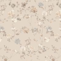 Обои LOYMINA A La Prima Флизелин (1*10,05) Бежевый/Розовый, Цветы/Листья арт-Pm5 007 — фото 1, Обои для стен