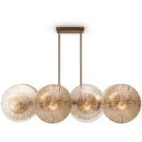 Подвесной светильник Maytoni Modern Aster Прозрачный Золото арт-MOD007PL-08G1 — фото 9, Подвесные светильники