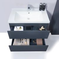 Тумба с раковиной Orans BC-4023-800 Матовый графитовый арт-4023800З — фото 5, Тумбы с раковиной