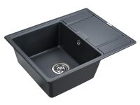 Кухонная мойка Paulmark Flugen 50-650 Черный металлик арт-PM216550-BLM — фото 2, Кухонные мойки