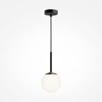Подвесной светильник Maytoni Modern Basic form Белый Черный матовый арт-MOD321PL-01B1 — фото 3, Подвесные светильники