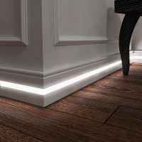 Плинтус Evrowood 2000x80x16 мм арт-PN 030 led — фото 8, Плинтуса напольные