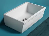 Кухонная мойка Simas Top E Lavabi D Arredo 75 Белая арт-Q500bi — фото 4, Кухонные мойки