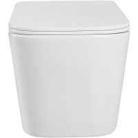 Унитаз Agger подвесной с сиденьем Микролифт арт-AT04100 — фото 2, Подвесные унитазы