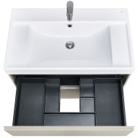 Товар: Тумба под раковину Roca Ona 80 подвесная Бежево-серый матовый арт-A857630510 - фото 3 Тумба под раковину Roca Ona 80 подвесная Бежево-серый матовый арт-A857630510 — фото 3, Тумбы под раковину