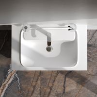 Раковина AM.PM Func 80 Белая матовая арт-M8FWPC0800WM — фото 2, Раковины встраиваемые сверху