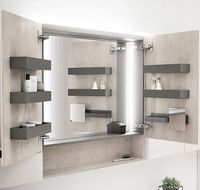 Зеркальный шкаф Geberit Acanto 90 Дуб Мистик арт-500.646.00.2 — фото 2, Зеркальные шкафы в ванную