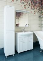 Товар: Тумба под раковину Sanflor Софи 75 Белая матовая арт-С02643 - фото 3 Тумба под раковину Sanflor Софи 75 Белая матовая арт-С02643 — фото 3, Тумбы под раковину