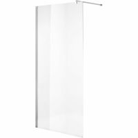 Душевая перегородка Niagara Nova 80 профиль Хром стекло прозрачное арт-NG-663-80 — фото 2, Душевые перегородки