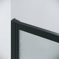 Душевая дверь Grossman Cosmo 130 профиль Черный матовый стекло шиншилла арт-100.K33.02.130.21.02 — фото 10, Раздвижные душевые двери