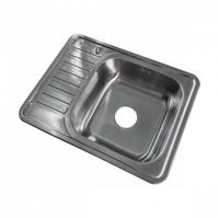 Кухонная мойка Iddis Basic 65 Хром арт-BAS65SRi77 — фото 2, Кухонные мойки