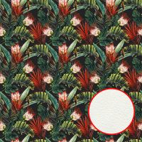 Фреска Ortograf Цветы 34075 Фактура флок FLK Флизелин (3*3) Зеленый/Красный/Черный, Цветы/Геометрия арт-34075 (флок FLK) — фото 1, Фрески