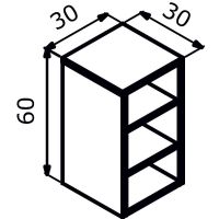 Полка Orka Knidos 30 Legnano арт-3000991 — фото 5, Полки