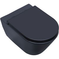 Унитаз Aquanet Lake WB подвесной Черный матовый без сиденья арт-316462 — фото 2, Подвесные унитазы