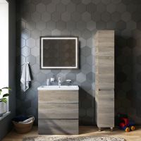 Шкаф пенал AM.PM Gem S 30 Светлый дуб арт-M91CSR0306OF — фото 7, Пеналы для ванной комнаты