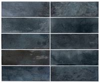 Керамическая плитка Equipe Hanoi Blue Night настенная 6,5х20 см арт-30032 — фото 1, Керамическая плитка