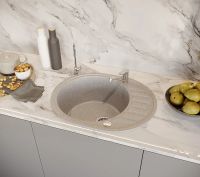 Кухонная мойка Domaci Бьелла DMC-62 арт-GWS-62-310 серая — фото 2, Кухонные мойки