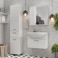 Тумба под раковину Volna Joli 70.1Y подвесная Белая арт-tpJOLI70.1Y-01 — фото 7, Тумбы под раковину