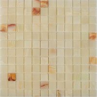Каменная мозаика из оникса Pixmosaic White onyx 30,5x30,5 см арт-PIX203 — фото 1, Мозаика