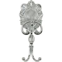 Двойной крючок Migliore Cleopatra Хром арт-16661 — фото 2, Крючки для полотенец