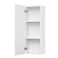 Подвесной шкаф Aquaton Симпл 30 L Белый арт-1A012503SL01L — фото 2, Шкафы для ванной