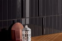 Керамическая плитка 41Zero42 Italic Plain Lux Nero настенная 5х20 см арт-4101082 — фото 2, Керамическая плитка