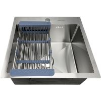 Кухонная мойка Fabia 50х45 Сатин арт-50453 — фото 1, Кухонные мойки