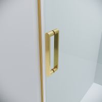 Душевая дверь Grossman Classic 110 профиль Золото сатин стекло прозрачное арт-100.K33.04.110.32.00 — фото 7, Раздвижные душевые двери