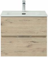 Комплект мебели для ванной Aquanet Алвита New 60 подвесной Дуб веллингтон белый арт-274209 — фото 8, Комплекты мебели для ванной