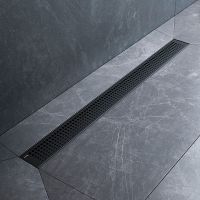 Душевой лоток AM.PM MasterFlow 80 с Черной матовой решеткой Cut Gradient арт-W01SC-P11-080-01BM — фото 5, Душевые лотки