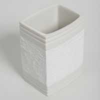 Стакан для зубных щеток WasserKRAFT Main Белый матовый арт-K-4728 — фото 3, Стаканы для зубных щеток